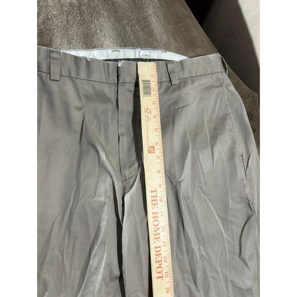 L.L.Bean Natural Fit Men's 34 Khaki Chino Dress Pants 100% Cotton Hong Kong